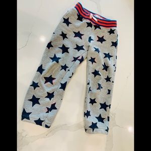Mini Boden star sweatpants. Sz 6